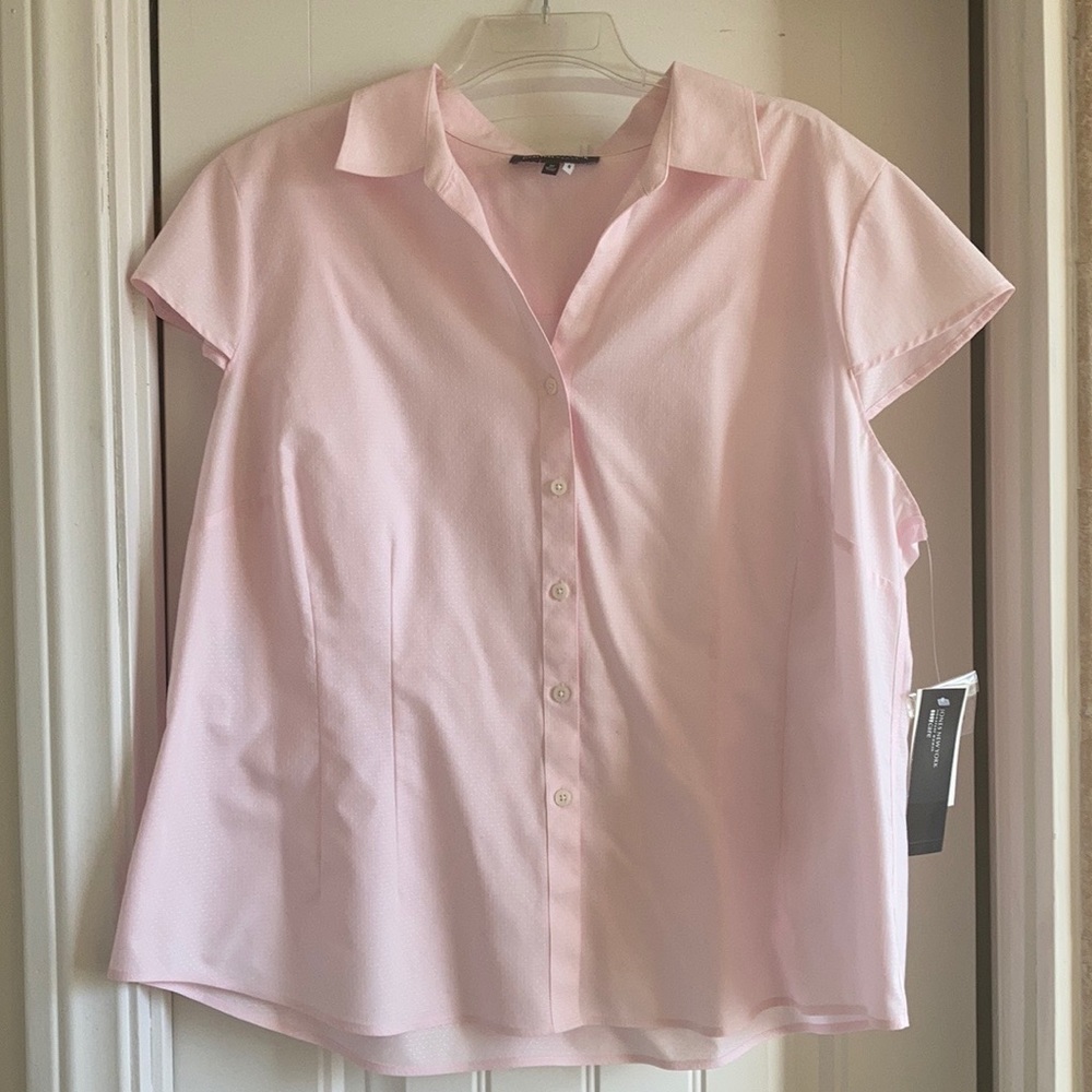 Pink Button Up Blouse